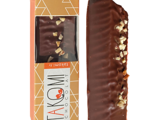 Barre praliné lait caramel