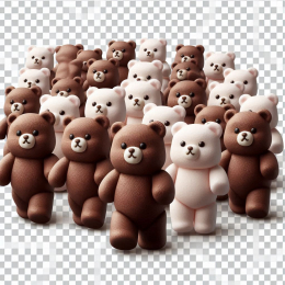 Oursons guimauve noix de coco